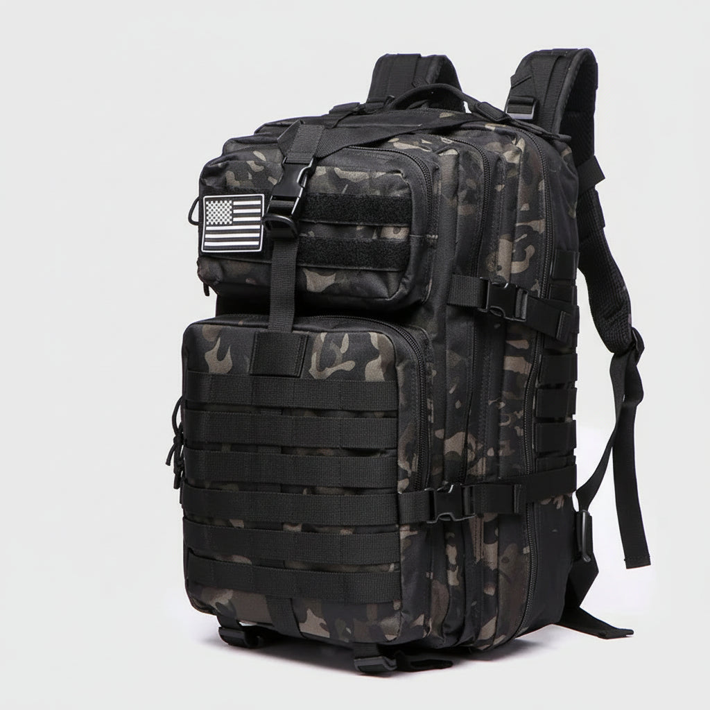 Sac à Dos Tactique 50L – Grande Capacité Étanche avec Molle