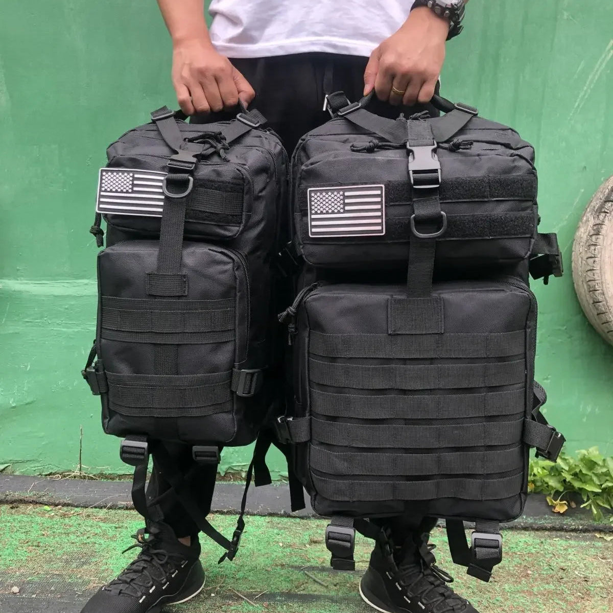 Sac à Dos Tactique 50L – Grande Capacité Étanche avec Molle