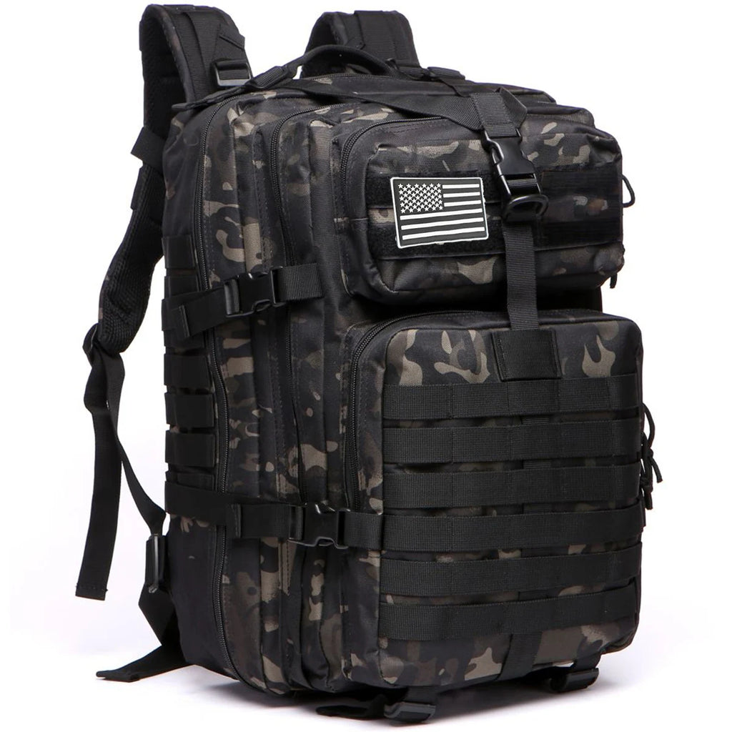 Sac à Dos Tactique 25L – Compact Étanche avec Système Molle
