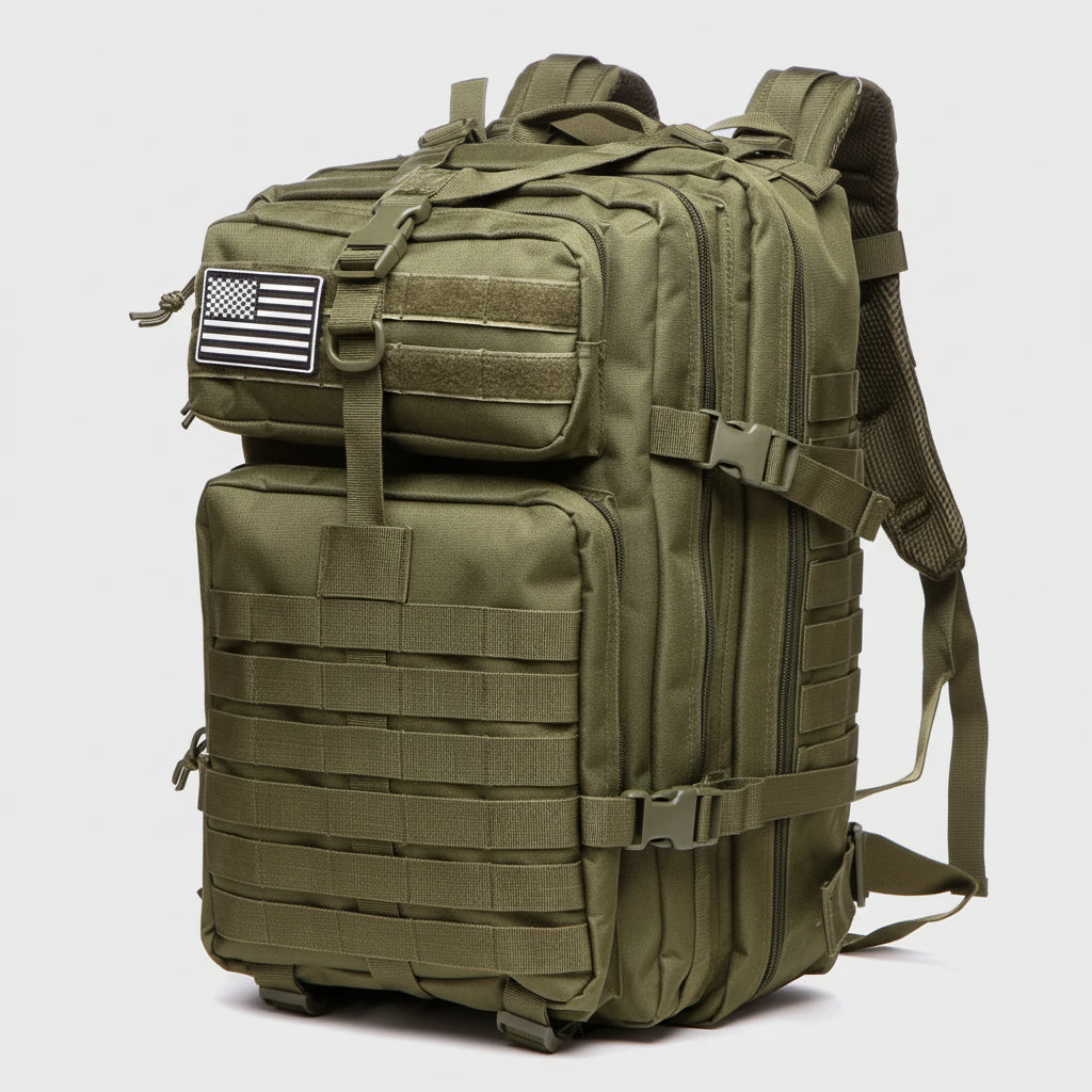 Sac à Dos Tactique 50L – Grande Capacité Étanche avec Molle